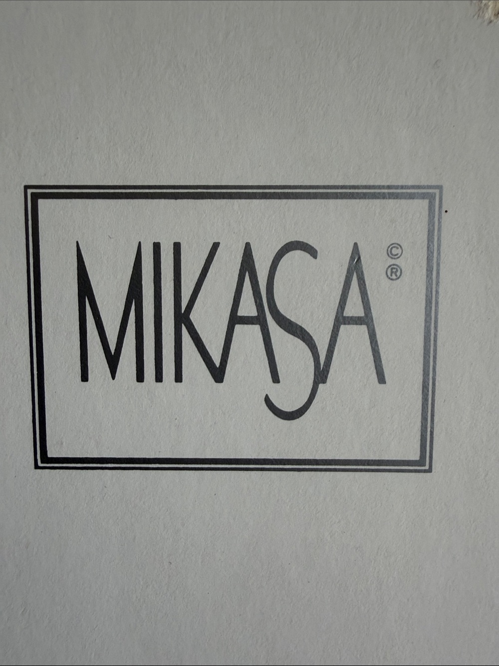 Mikasa crystal glasses. Vintage in orginal box. Incredible glasses